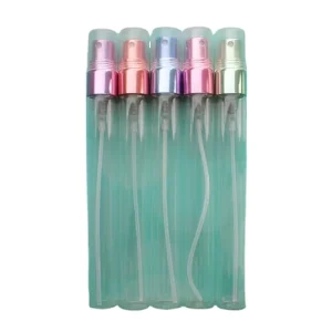 Cosmetic 10ml Glass Bottle With Aluminum Sprayer