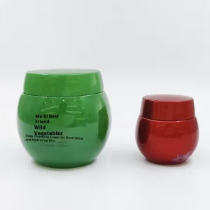 Cosmetic Glass Bottle Cap Big Belly Plastic Screw Cap for Cream Mask Cover Cream Color