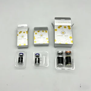 Cosmetic Inner Packaging Peptide Box Custom Blister Tray Insert Label Box Custom Design Paper Box