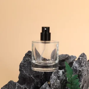 Cosmetics Packaging Transparent High quality Glass Bottle 30ml 50ml 100ml Skincare Packaging Glass Essential Oil Bottle