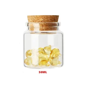 Cost Effective Glass Jars Multiple Sizes Available Borosilicate Glass Storage Jars With Cork Lids