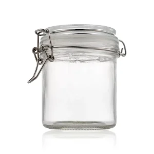Cream Dispenser Bottle Jar OEM Colorful Mason Glass Kitchen Jar with Lid for Longan
