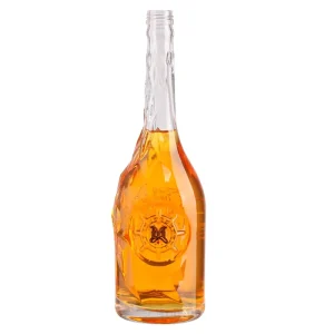 Creative Design Manufacture Elegant Decorative Glass Wine Bottle for Wine