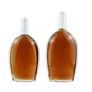 Creative High White Glass Empty Wine Bottle for Whiskey Red White Fruit & Yellow Wines Model X084 Shandong