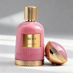 Cross border High end Transparent Perfume Spray Glass Bottles Customized Printing Screw Cap Oval Shape Middle East Region