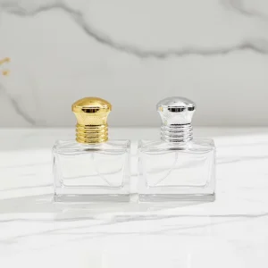 Crystal Custom Logo Square Perfume Bottles 30ml 50ml 100ml Spray Glass Bottles