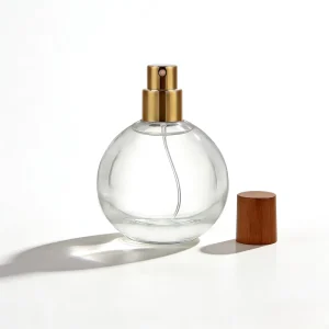 Crystal Cylinder Glass Perfume Spray Bottle