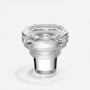 Crystalline Glass Wine Bottle Stopper Sealed Wine Cap with Elegant Red Premium Lids Bottle Closures