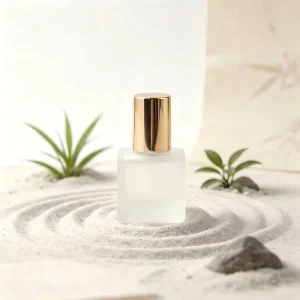 Cubic 7ml 10ml Clear Glass Perfume Bottle