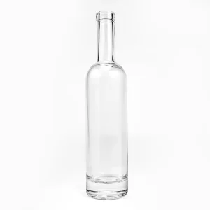 Custom 200ml Glass Wine Bottle for Vodka, Whisky and Rum with Cork, Manufacturer