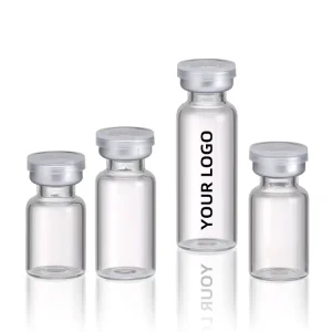 Custom 2ml 3ml 5ml Clear Borosilicate Glass Ampoule Tester Bottles for Cosmetics and Pharmaceuticals