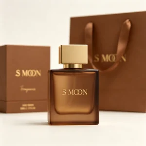 Custom 30ml Square Empty Glass Perfume Bottle with Gold Cap 50ml 100ml Amber Spray Bottle with Box