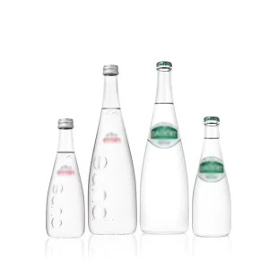 Custom 375ml 500ml 750ml Water Juice Beverage Glass Bottles with Screw Cap