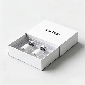 Custom 3ml 5ml 10ml Vial Bottle Packaging Gift Box with Labels, Insert Tray, and Plastic Holder