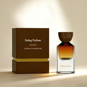 Custom 50ml 100ml Clear Square Empty Crimp Pump Sprayer Perfume Polished Glass Bottle with Golden Lid