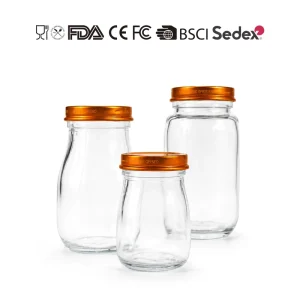 Custom 75ml Transparent Baby Food Jar with Easy Open Twist Off Lid for Food Grade Bird’s Nest Honey Jam Food Packaging