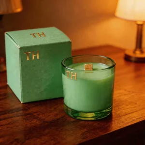 Custom 8 oz, 10 oz, and 12 oz Thick-Bottom Glass Candle Jars with Lids