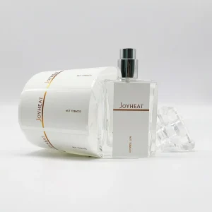 Custom Adhesive Waterproof Gold Foil Perfume Bottle Sticker