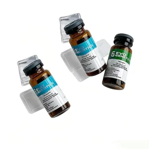 Custom Brand Hologram Matt Print Waterproof Glass Bottle Label 3mL 5ml 10mL Vial Sticker Packaging Glass Vial Label for Peptides