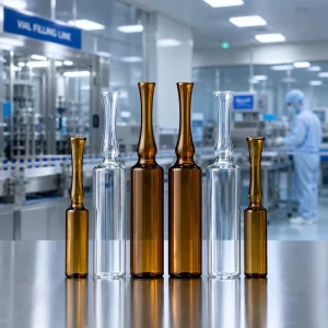 Custom Clear Amber Pharmaceutical Glass Ampoules 3ml 5ml