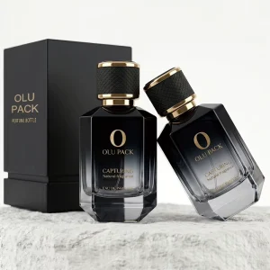 Custom Clear Bayonet Glass Perfume Bottle 30ml 50ml 100ml Fine-Mist Spray Bottle Set