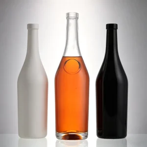 Custom Clear Glass Bottle for Tequila Brandy Rum Vodka Gin Whisky Whiskey