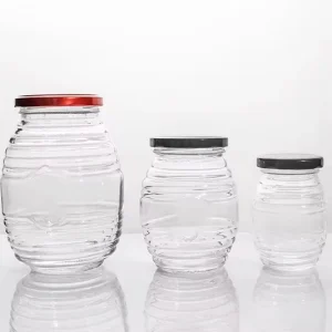 Custom Clear Glass Canning Jars with Metal Lids, Multi-Size Food Grade Storage Jars, Factory Direct