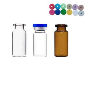 Custom Clear or Amber Sterile Medicinal Glass Vial Bottle