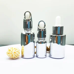 Custom Color Cylinder Glass Dropper Bottles 10ml 20ml 30ml 50ml PP Collar Silk Screen Printing OEM ODM Cosmetic Essential Oil