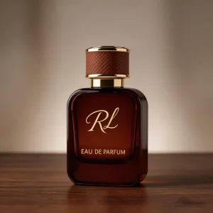 Custom Color Empty Glass Perfume Bottle with Leather Lid, 50ml, 100ml, Pink, Black, Light Brown