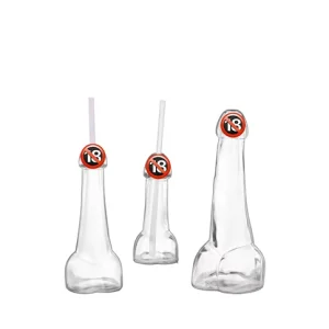 Custom Color Screen Printed Glass Bottle for Home Display and Gift Use