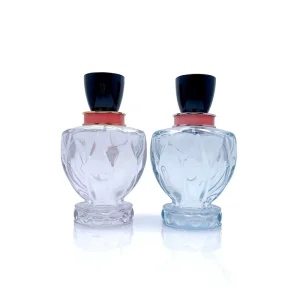 Custom Color Tall Glass Perfume Bottle Large 110ml Capacity and 40ml