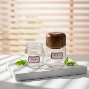Custom Concentrate Sugar Jars Best Selling Eco friendly Food Grade Glass Packaging Container Dome Lid
