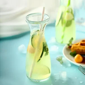 Custom Design Juice and Wine Beverage Glass Bottles for Water, Party and Kitchen