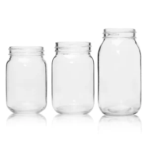 Custom Design Round Glass Canning Pickle Jam Jar 12oz 16oz Glass Mason Jar