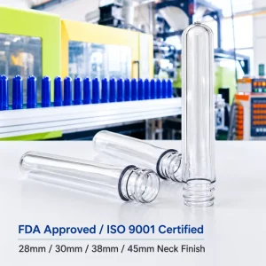 Custom Eco Friendly PET Preform for Beverage Packaging Industry and Multi Purpose Bottle Production Formax Brand