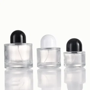 Custom Empty 30ml 50ml 100ml Glass Perfume Bottle with Thick Bottom and Ball Cap