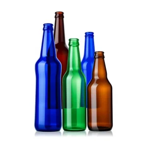 Custom Empty 330ml Green Glass Beer Bottle