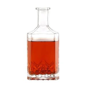 Custom Empty 500ml Russian Gin Glass Bottles with Screw Cap or Cork for Spirits and Tequila