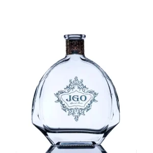Custom Empty Clear 700ml XO Brandy Glass Bottle for Liquor