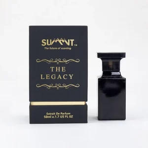 Custom Empty Perfume Box With 50ml Glass Bottle Rigid Paper Packaging