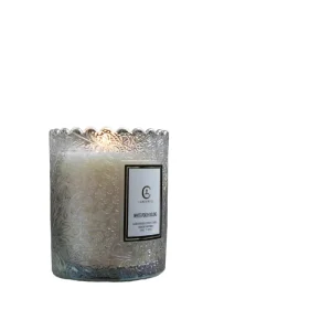 Custom Fragrance Soy Wax Glass Jar Candles Private Label Handmade Holiday Thanksgiving Diwali Aromatherapy
