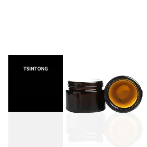 Custom Frosted Glass Cosmetic Cream Jar With Lids, 5g 10g 20g