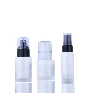 Custom Glass Bottle15ml 30ml 50ml 80ml 100ml Cosmetic Frosted Glass Spray Bottle