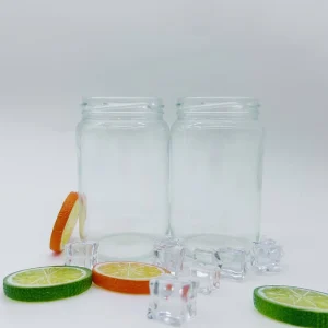 Custom Glass Jars With Lids Supplier Empty Unique Pretty Premium Glass Jars With Lids for Food
