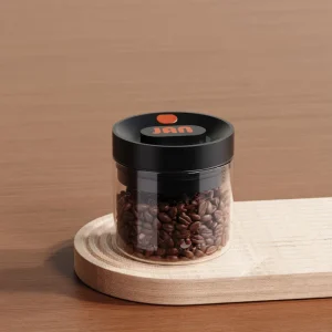 Custom Glass Jars with Plastic Lids Push Button Vacuum Pump One Touch Air Release Kit Various Sizes 400ml