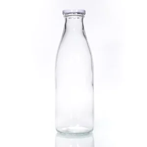 Custom Glass Milk Beverage Bottle with Cute Shape