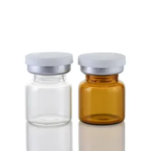 Custom Glass Pharmaceutical Injection Bottle, 5ml Vaccine Vial