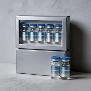 Custom Label 10ml Clear Tubular Pharmaceutical Glass Vial