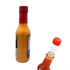 Custom Labels Empty clear 100ml 150ml 5oz Chili Hot Sauce Woozy Bottles for Sauce